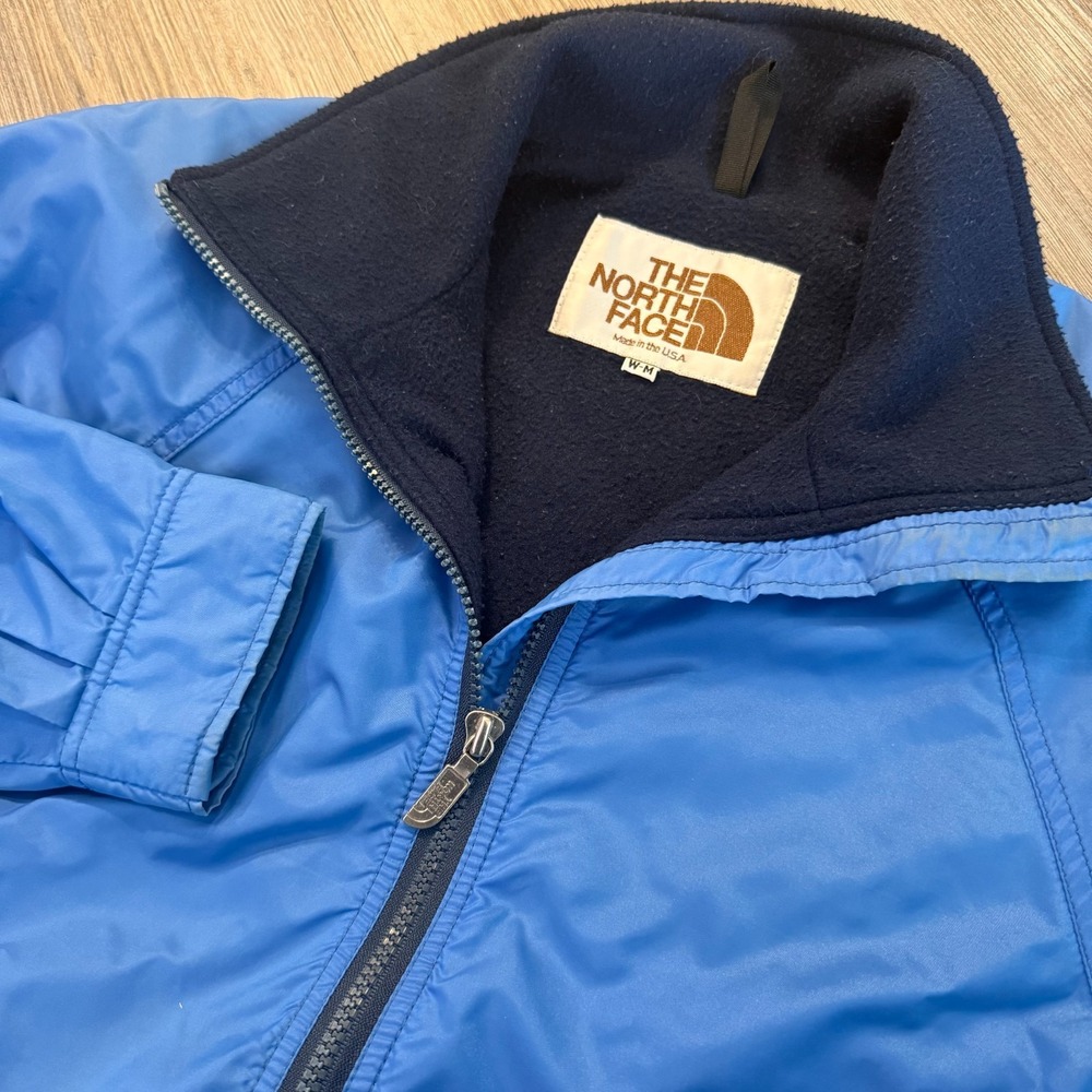 North Face Womens Medium Vintage Made in USA Fleece Lined Jacket